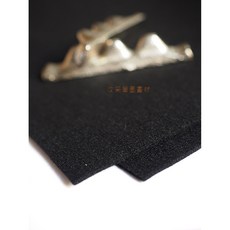 汶采 黑色墊布 對開、四開、八開 書法墊布 黑色墊布, 對開