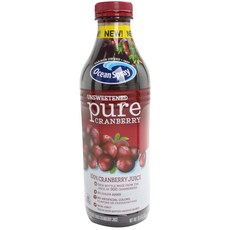 Ocean Spray 優鮮沛 蔓越莓汁, 1個, 1L