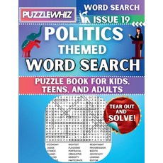 (英文圖書) Politics - Themed Word Search - Fun & Educational Puzzles for Kids Teens and... 平裝版, Puzzlewhiz, 英文