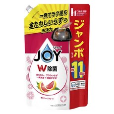 JOY W潔淨洗碗精補充包 葡萄柚香, 1個