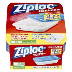 Ziploc 密保諾 1人份飯菜保鮮盒 290ml, 1組, 2個
