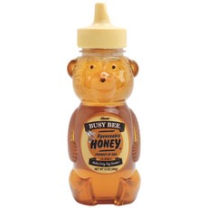 BusyBee Clover擠壓式罐裝蜂蜜, 340g, 1瓶