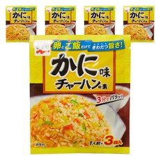 Nagatanien 永谷園 炒飯調味料 蟹肉風味 3包入, 5袋, 20.4g