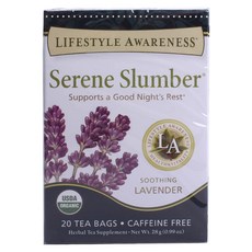 LIFESTYLE AWARENESS 舒眠薰衣草茶茶包, 20件, 1.4克