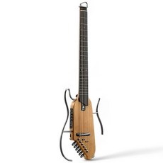 Donner HUSH-I 楓木色靜音旅行吉他，可拆式設計，內建耳擴，超輕量便攜，公司貨保固, 1組, 楓木色