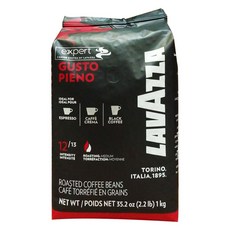 LAVAZZA Gusto Pieno咖啡豆, 無研磨咖啡豆, 1包, 1kg