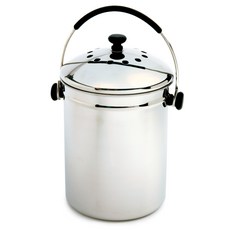 NORPRO 不鏽鋼廚餘桶, 銀