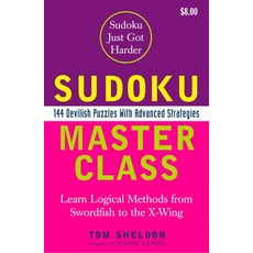 (英文圖書) Sudoku Master Class: Sudoku Master Class: 144 Devilish Puzzles with Advanced Strategies 平裝版, Penguin Adult Hc/Tr, 英文