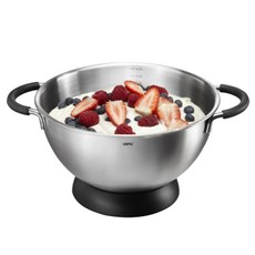 GEFU 攪拌碗, 銀色+黑色