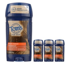 Tom's OF MAINE 除臭劑深森林香味, 4個, 79克