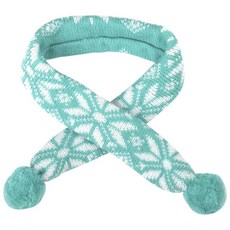 THE WORTHY DOG 雪花圖案寵物圍巾 S號 61cm, 1個, 茶