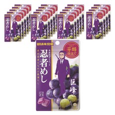 UHA 味覺糖 忍者軟糖 巨峰葡萄味, 20個, 20g