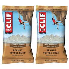 CLIF 營養能量棒 花生太妃糖口味, 2包, 68g