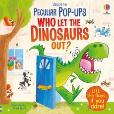 (英文圖書)Who Let the Dinosaurs Out? Board Books, Usborne Books, 英文, 硬頁書