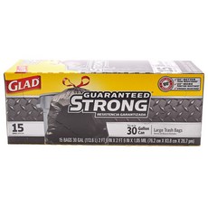 glade 滿庭香 Guaranteed Strong 加強型垃圾袋 L(113.6L), 15枚入, 1個