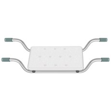 浴室浴缸專用洗澡坐板，加寬防滑安全沐浴椅，輕鬆享受泡澡時光, 白色, 1個