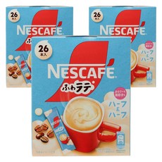 NESCAFE 雀巢咖啡 鬆軟低卡拿鐵沖泡粉, 3個, 26件