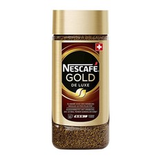 NESCAFE 雀巢咖啡 金牌DE LUXE即溶黑咖啡, 100g, 1個, 1入