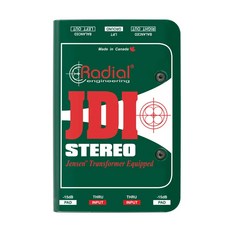 Radial JDI Stereo 雙聲道被動式DI盒 Jensen變壓器 音頻轉換器, 詳見包裝