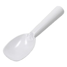 CHEF CRAFT 塑膠冰淇淋勺, 1個, 白色的