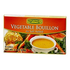 Rapunzel 無鹽蔬菜湯湯塊, 1盒, 68g