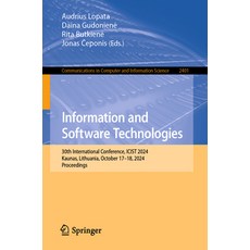 (英文圖書) Information and Software Technologies: 30th International Conference Icist 202... 平裝版, Springer, 英文