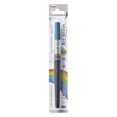 Pentel 飛龍文具 XGFL彩色毛筆, 1個, 綠松石