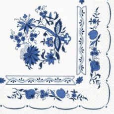 斑馬麥麥 蝶古巴特餐巾紙 (1241-1250), 藍色, 1