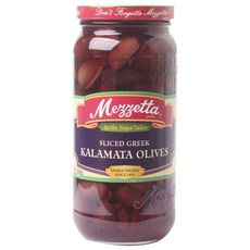 Mezzetta 梅氏 切片希臘卡拉馬塔黑橄欖, 1罐, 269g