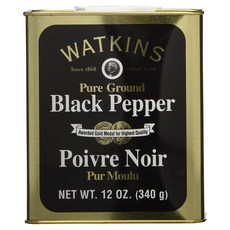 JR Watkins 純黑胡椒粉, 1個, 340g