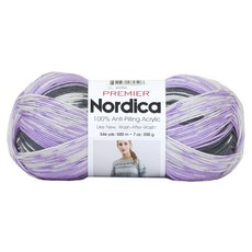 Premier Yarns 諾帝卡抗起毛球亞克力針織毛線, 500m, Wisteria, 1個