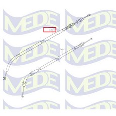 MEDE Kawasaki W175 印度版 離合器線 54011-0656