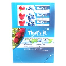 THAT'S IT 水果蛋白棒, 蘋果和藍莓, 12件, 35g