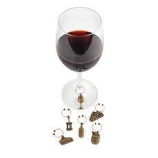 TWINE Vineyard Wine Drink Charm, 1個, 金子