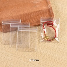 磨砂透明夾鏈袋 6x8cm 多功能分裝收納袋 防水密封袋 卡片證件包裝袋