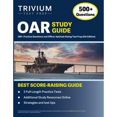 (英文圖書) OAR Study Guide: 500+ Practice Questions and Officer Aptitude Rating Test Prep [5th Edition] 平裝版, Trivium Test Prep, 英文