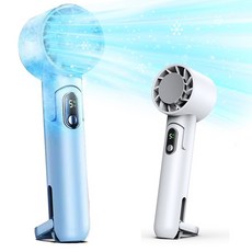 享家品 手持風扇 製冷款 5檔 2色可選 - USB便攜式風扇, 5檔+製冷=白色, H08