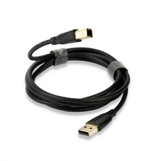 QED USB A to B 訊號線 鍍金接頭 音頻傳輸線, 0.75米
