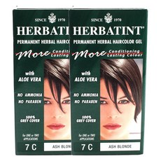 HERBATINT 草本持久染髮劑 135ml, 2個, 灰金發女郎