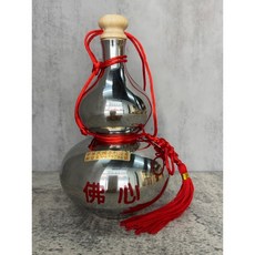 弘喧 白鐵葫蘆酒壺 水壺 濟公 乩身 台灣製, 1個