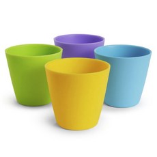 munchkin 孩童素色水杯 237ml, 4入, 混色