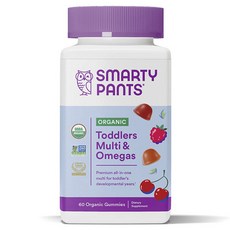 SMARTYPANTS vitamins 孩童用綜合維他命&Omegas軟糖, 1罐, 60顆