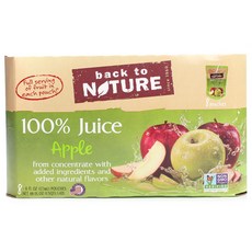 back to NATURE 果汁蘋果, 8件, 177毫升