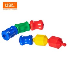 USL遊思樂 形狀串接組(4色 32pcs) 台灣製