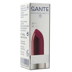 SANTE Naturkosmetik唇膏4.5G, 24 覆盆子紅, 1個