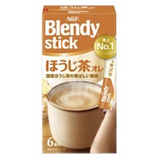 AGF 焙茶歐蕾即溶沖泡粉, 9.7g, 6條, 1盒