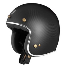 ASTONE SP6 素色碳纖維復古安全帽 386D 通勤輕量化機車安全帽, 藍碳纖