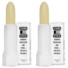 Reviva LABS 維他命E護唇膏, 2支, 單色