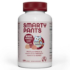 SMARTYPANTS vitamins 孩童用綜合維他命&Omega-3s軟糖, 1罐, 120顆
