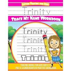 (英文圖書)Trinity Letter Tracing for Kids Trace My Name Workbook: Tracing Books for Kids A... 平裝版, Createspace Independent Pub..., 英文